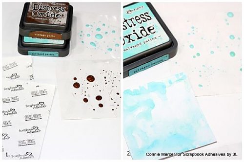 Mixed Media Note Pad Folders by Connie Mercer for Scrapbook Adhesives by 3L