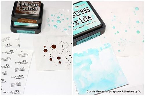 Mixed Media Note Pad Folders by Connie Mercer for Scrapbook Adhesives by 3L 