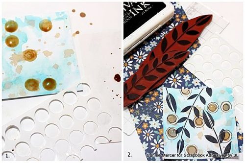 Mixed Media Note Pad Folders by Connie Mercer for Scrapbook Adhesives by 3L