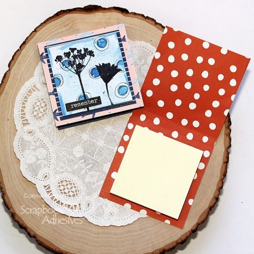 Mixed Media Note Pad Folders by Connie Mercer for Scrapbook Adhesives by 3L