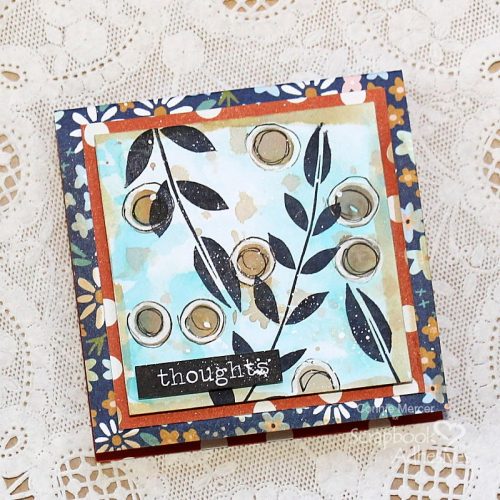 Mixed Media Note Pad Folders by Connie Mercer for Scrapbook Adhesives by 3L
