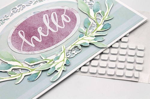 Layered Dimensional Hello Card by Tracy McLennon for Scrapbook Adhesives by 3L 