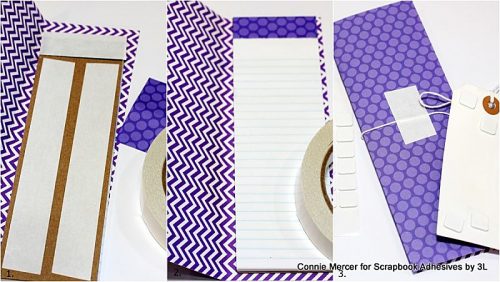 Happy Easter Notepad Tutorial by Connie Mercer for Scrapbook Adhesives by 3L