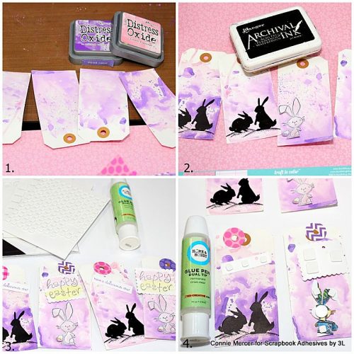 Happy Easter Notepad Tutorial by Connie Mercer for Scrapbook Adhesives by 3L