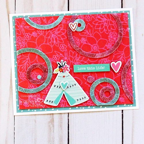 Happy Cards with Foiled 3D Foam Circle Frames by Connie Mercer for Scrapbook Adhesives by 3L 