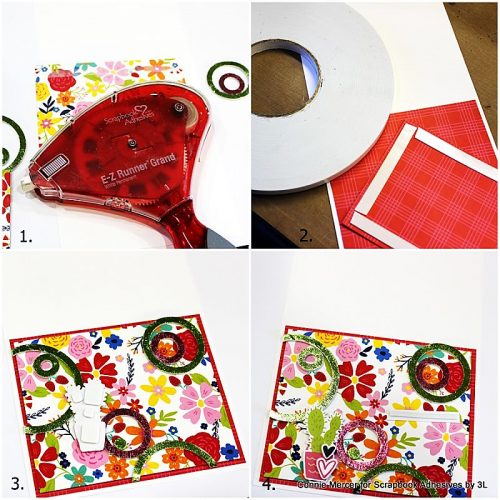 Happy Cards with Foiled 3D Foam Circle Frames by Connie Mercer for Scrapbook Adhesives by 3L 