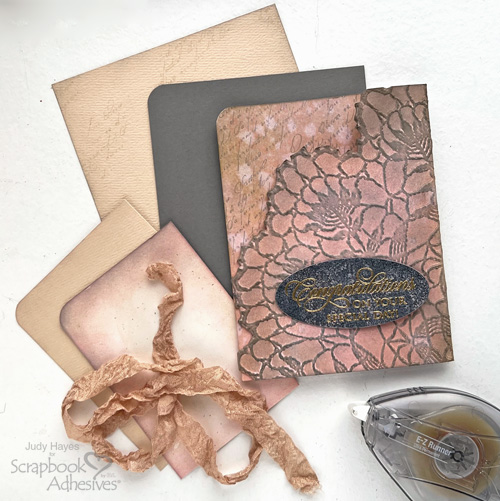 Congratulations Pocket Card by Judy Hayes for Scrapbook Adhesives by 3L 