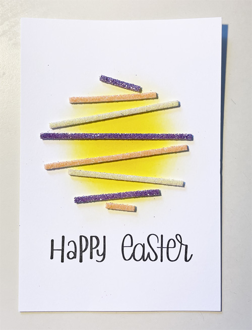 Easter Bunny Card with 3D Foam Strips by Yvonne van de Grijp for Scrapbook Adhesives by 3L