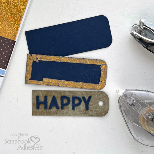 Masculine Happy Bday Card by Judy Hayes for Scrapbook Adhesives by 3L
