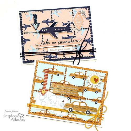 Take Me Somewhere Travel Card Set by Connie Mercer for Scrapbook Adhesives by 3L 