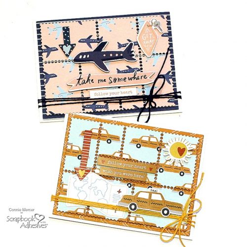 Take Me Somewhere Travel Card Set by Connie Mercer for Scrapbook Adhesives by 3L