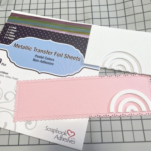 Easy Slimline Card with Dimension by Martha Lucia Gomez for Scrapbook Adhesives by 3L 