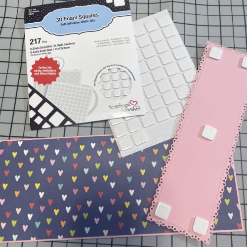 Easy Slimline Card with Dimension by Martha Lucia Gomez for Scrapbook Adhesives by 3L 