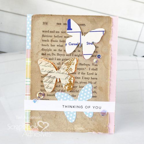 Vintage-Inspired Butterfly Cards by Teri Anderson for Scrapbook Adhesives by 3L 