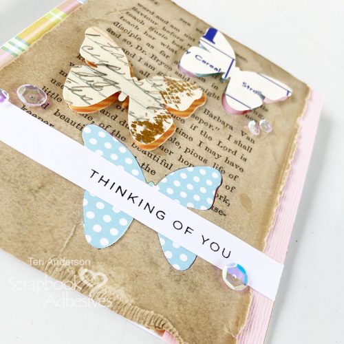 Vintage-Inspired Butterfly Cards by Teri Anderson for Scrapbook Adhesives by 3L 