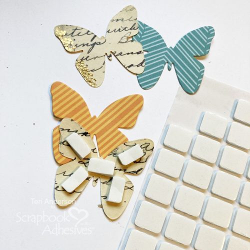 Vintage-Inspired Butterfly Cards by Teri Anderson for Scrapbook Adhesives by 3L 