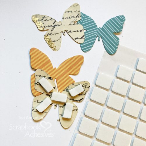 Vintage-Inspired Butterfly Cards by Teri Anderson for Scrapbook Adhesives by 3L