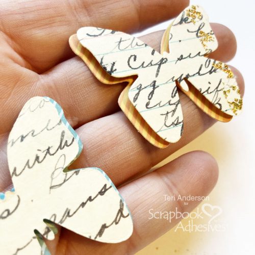 Vintage-Inspired Butterfly Cards by Teri Anderson for Scrapbook Adhesives by 3L