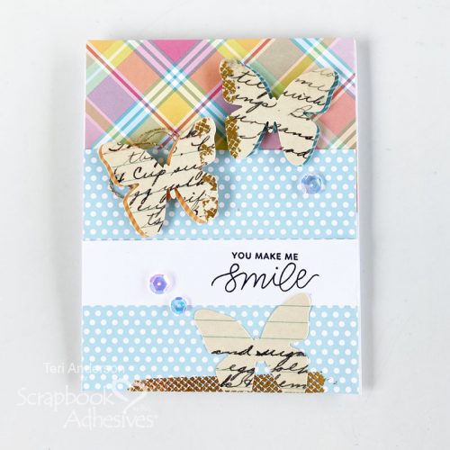 Vintage-Inspired Butterfly Cards by Teri Anderson for Scrapbook Adhesives by 3L