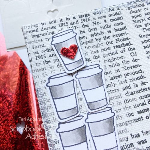 Coffee-Themed Canvas Home Decor by Teri Anderson for Scrapbook Adhesives by 3L