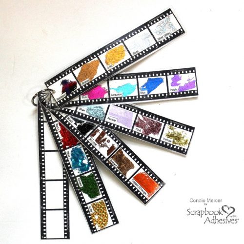Metallic Foil Swatch Book by Connie Mercer for Scrapbook Adhesives by 3L 