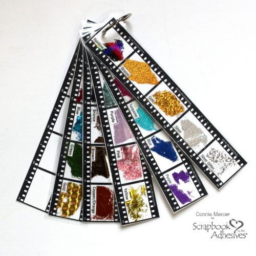 Metallic Foil Swatch Book by Connie Mercer for Scrapbook Adhesives by 3L 