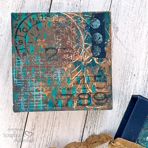 Mixed Media Mini Book by Judy Hayes for Scrapbook Adhesives by 3L