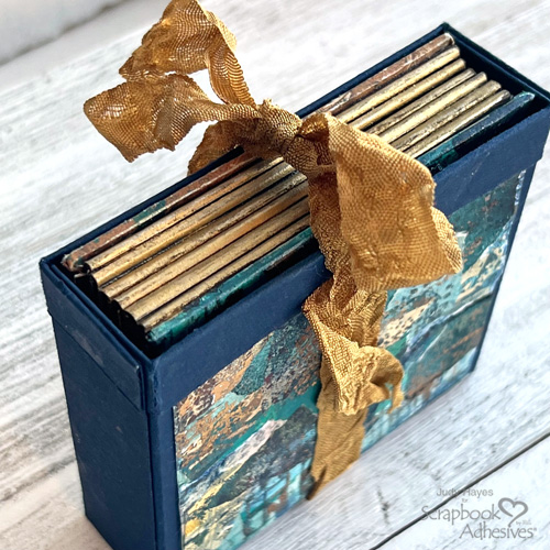 Mixed Media Mini Book by Judy Hayes for Scrapbook Adhesives by 3L