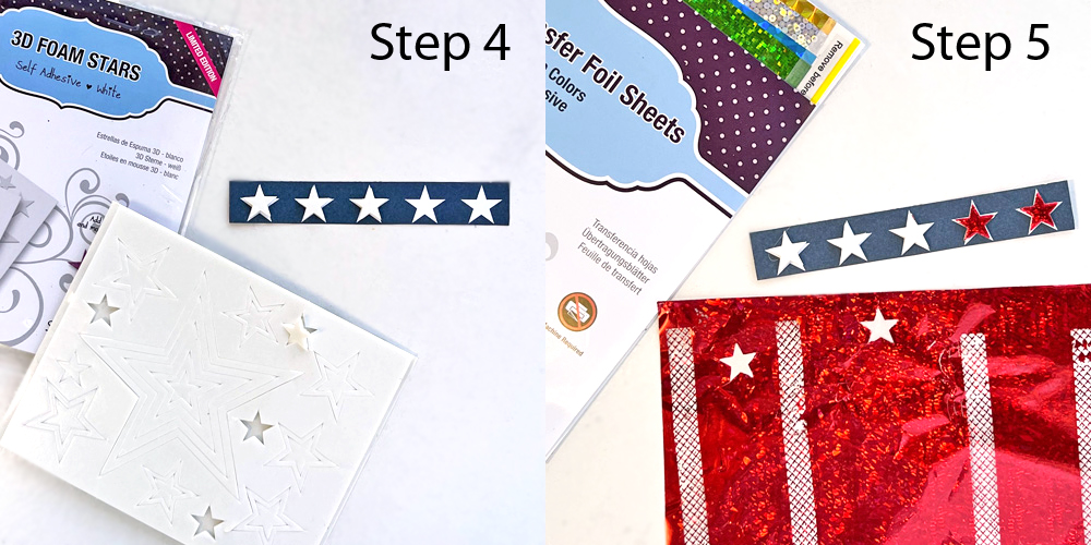 Happy 4th Patriotic Stars Tag by Judy Hayes for Scrapbook Adhesives by 3L 