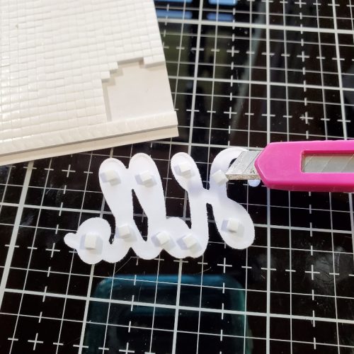 Hello Foil Mini Slimline Card by Jamie Martin for Scrapbook Adhesives by 3L