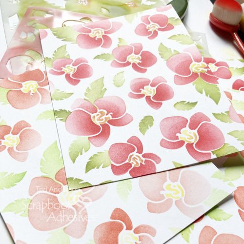 Aloha Flower Cards by Teri Anderson for Scrapbook Adhesives by 3L