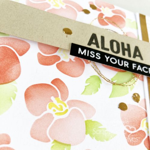 Aloha Flower Cards by Teri Anderson for Scrapbook Adhesives by 3L