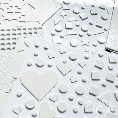 Faux Embossed Cards with Flock by Teri Anderson for Scrapbook Adhesives by 3L