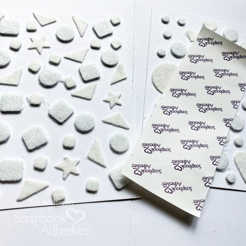 Faux Embossed Cards with Flock by Teri Anderson for Scrapbook Adhesives by 3L 