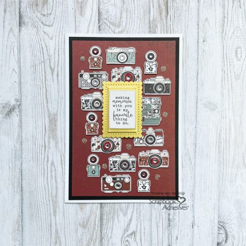 Dimensional Camera Card by Yvonne van de Grijp for Scrapbook Adhesives by 3L