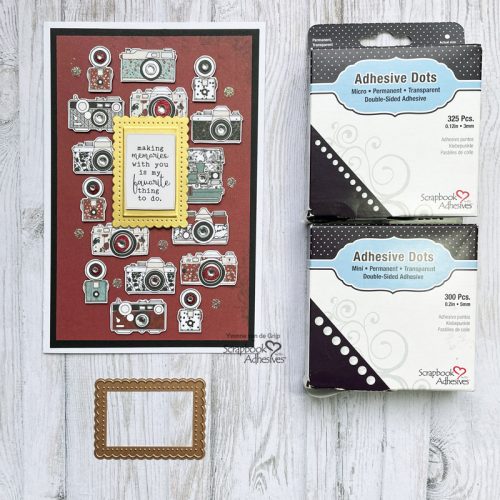 Dimensional Camera Card by Yvonne van de Grijp for Scrapbook Adhesives by 3L