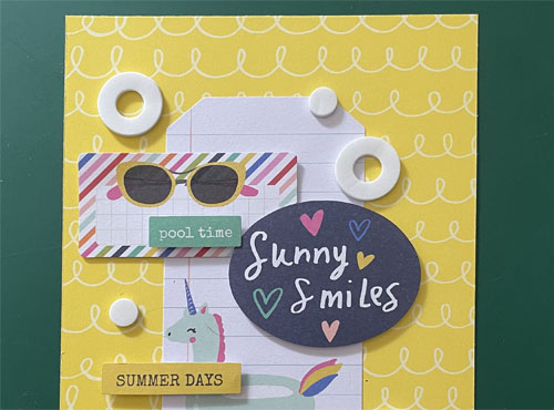 Simply Sunny Card by Yvonne van de Grijp for Scrapbook Adhesives by 3L