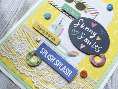 Simply Sunny Card by Yvonne van de Grijp for Scrapbook Adhesives by 3L