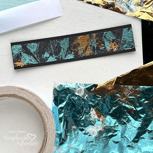 Foiled Band and Heart Card by Judy Hayes for Scrapbook Adhesives by 3L