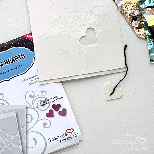 Foiled Band and Heart Card by Judy Hayes for Scrapbook Adhesives by 3L