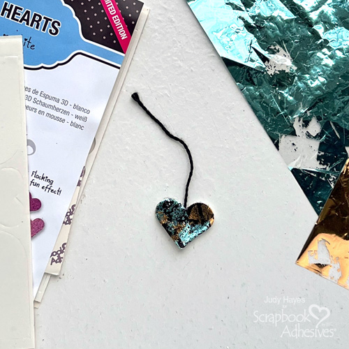 Foiled Band and Heart Card by Judy Hayes for Scrapbook Adhesives by 3L