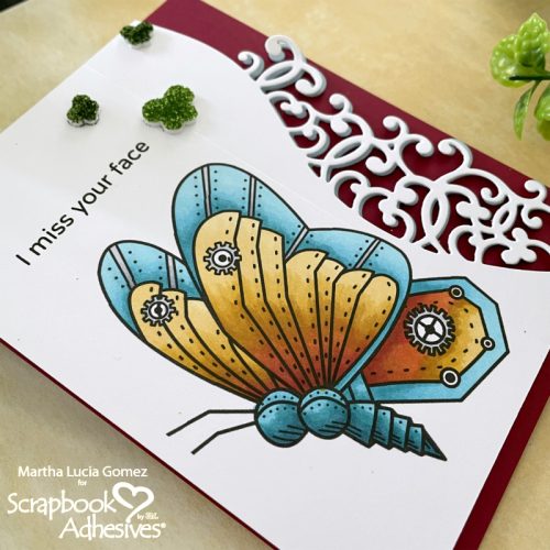 Easy Glitter Embellishments by Martha Lucia Gomez for Scrapbook Adhesives by 3L