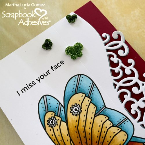 Easy Glitter Embellishments by Martha Lucia Gomez for Scrapbook Adhesives by 3L
