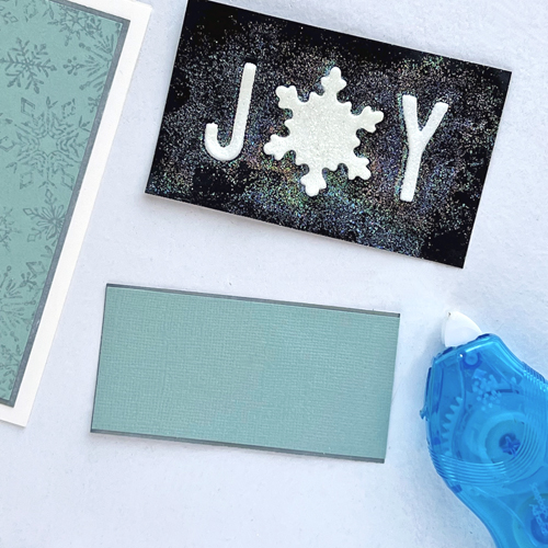 Snowflake JOY Holiday Card by Judy Hayes for Scrapbook Adhesives by 3L 