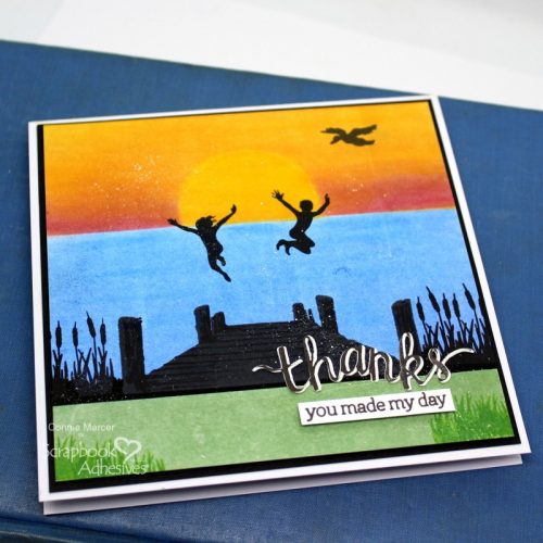 Thanks You Made My Day Card by Connie Mercer for Scrapbook Adhesives by 3L