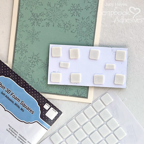 Snowflake JOY Holiday Card by Judy Hayes for Scrapbook Adhesives by 3L 