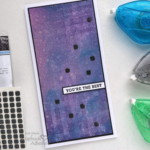 All Occasion Mixed Media Card by Judy Hayes for Scrapbook Adhesives by 3L