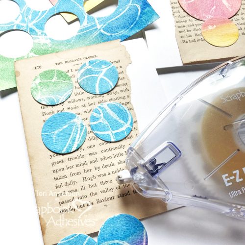 Watercolor Resist Technique for Cards by Teri Anderson for Scrapbook Adhesives by 3L
