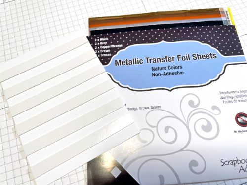 Foiled Background for Seasonal Cards by Martha Lucia Gomez for Scrapbook Adhesives by 3L