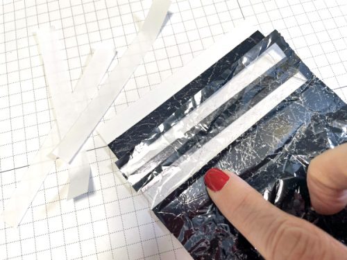 Foiled Background for Seasonal Cards by Martha Lucia Gomez for Scrapbook Adhesives by 3L